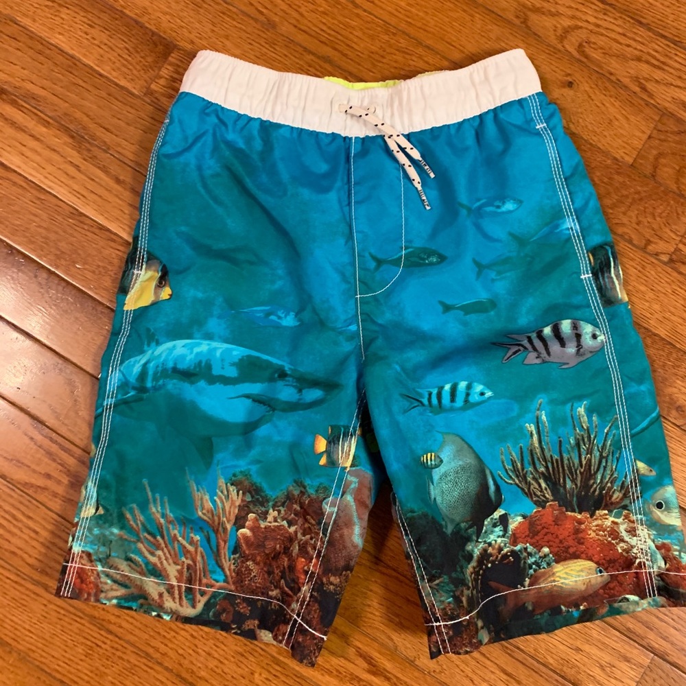 Stylish boy’s swim trunks
